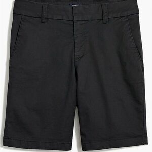 NWT J. Crew Bermuda Shorts- Black- Size 4- 9” inseam